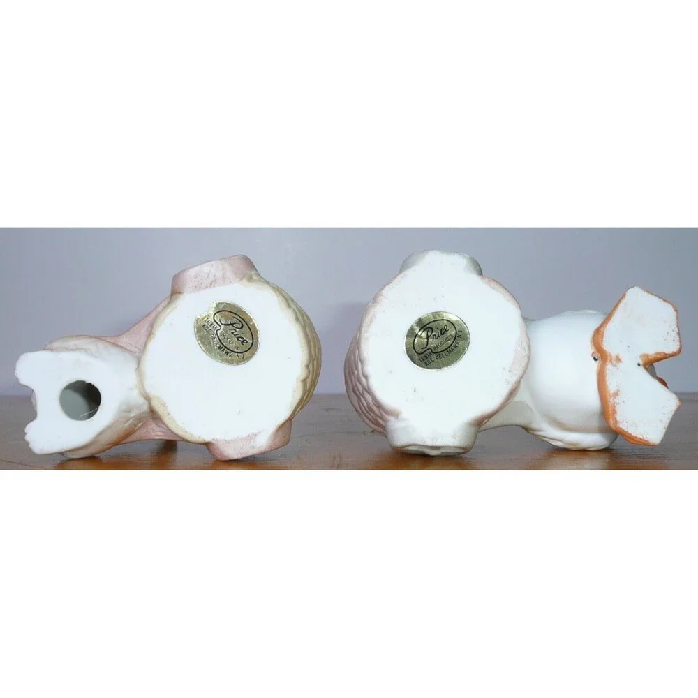 Lot 2 Easter Votive Candle Holder Bunny + Duck with Cart Basket Price Products